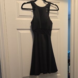 My Michelle Elegant Black Halter Dress